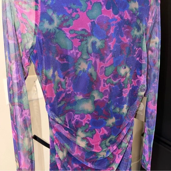 NWT -Vince Camuto - Floral Midi Dress Size 4 - Picture 5 of 12